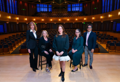Leaders of La Jolla Music Society and its inaugural Resident Companies at The Conrad