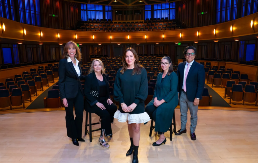 Leaders of La Jolla Music Society and its inaugural Resident Companies at The Conrad