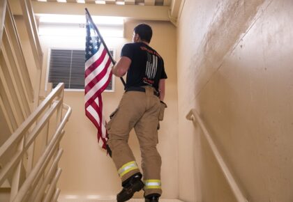 9/11 Memorial Stair with Rincon Fire Department