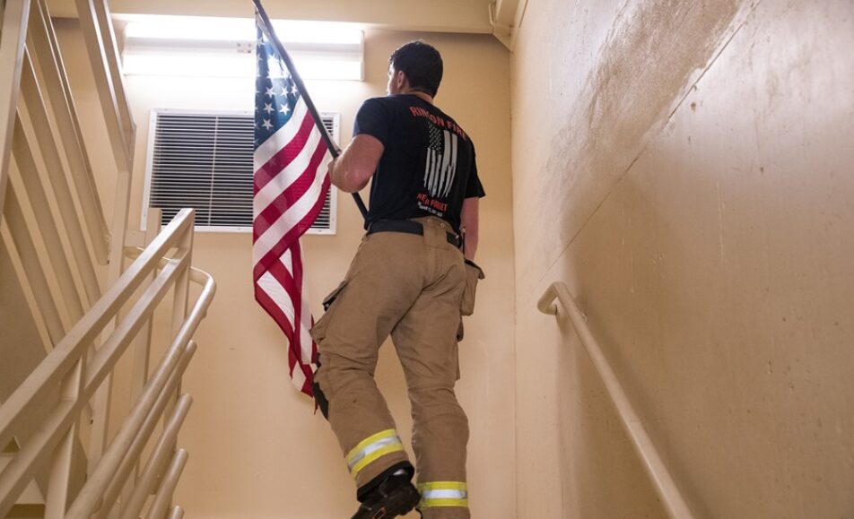 9/11 Memorial Stair with Rincon Fire Department