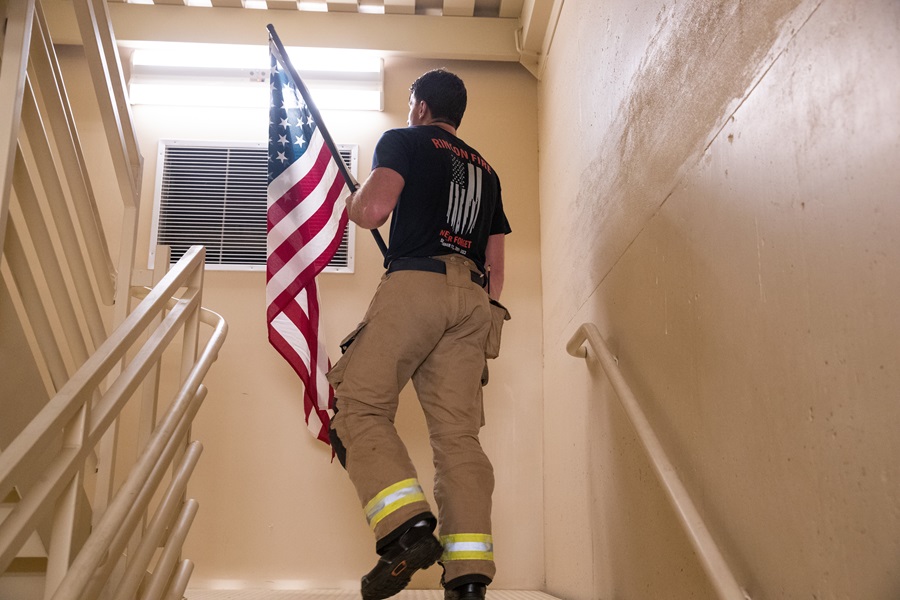 9/11 Memorial Stair with Rincon Fire Department