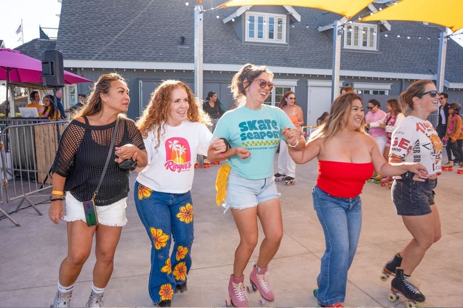 Ringers Roller Rink Seaport Village Grand Opening