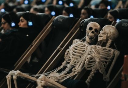 A spooky movie night at Rooftop Cinema Club Halloween