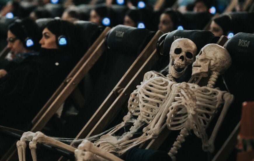 A spooky movie night at Rooftop Cinema Club Halloween
