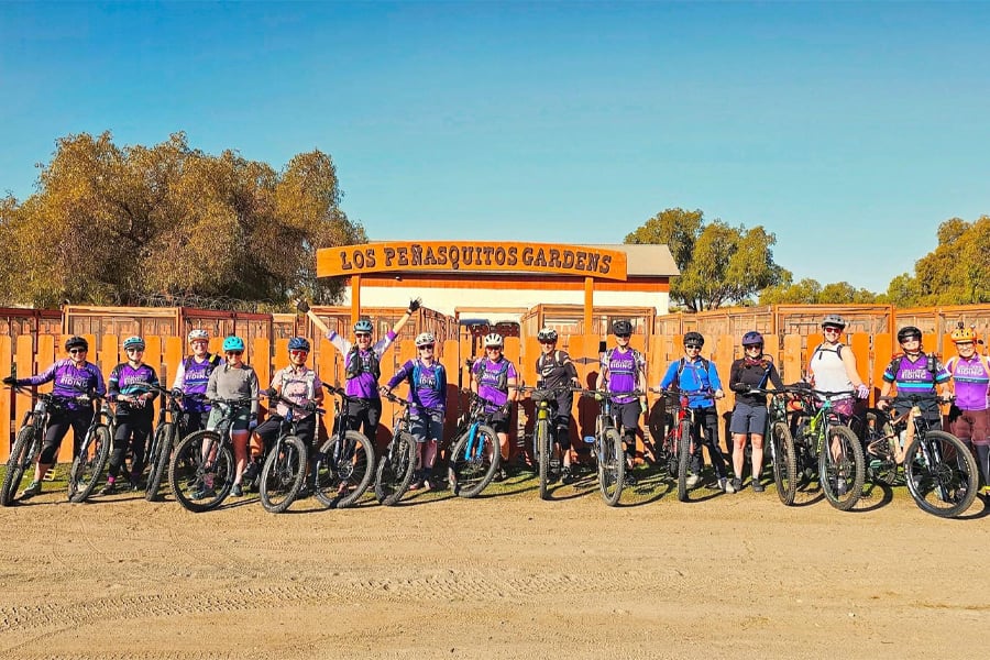 San Diego Mountain Biking Association Riders at Los Penasquitos Gardens