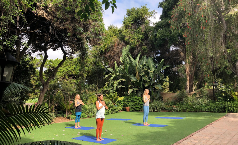 Open Air Yoga At San Diego Botanic Garden