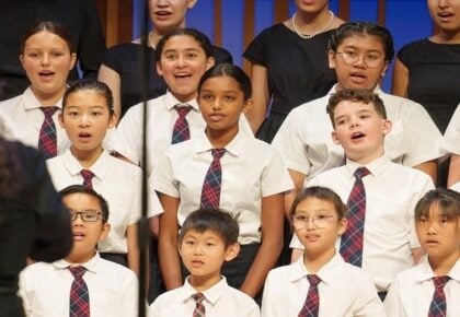 kids in a choir
