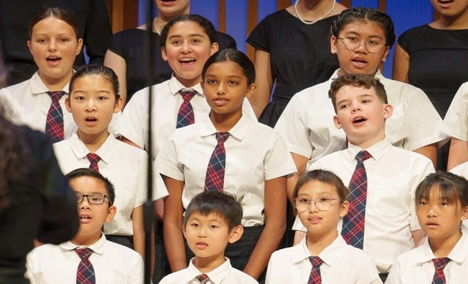 kids in a choir