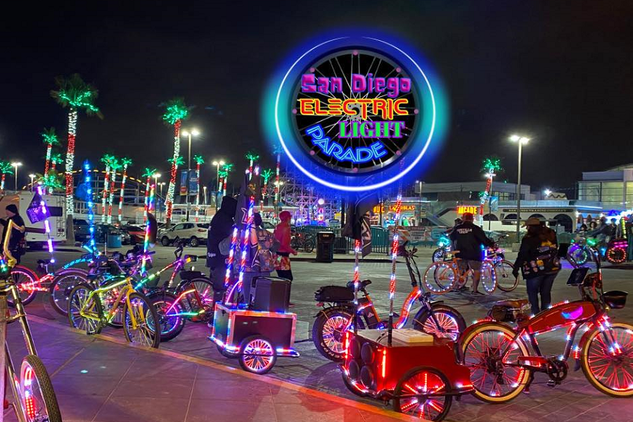 San Diego Electric Light Parade Takes The Ride To Balboa Park This January
