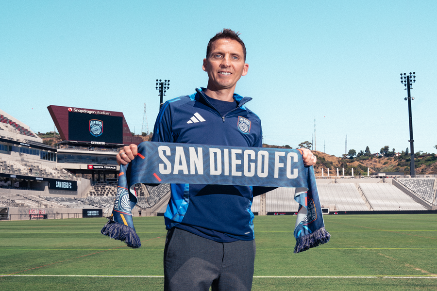 San Diego FC Head Coach Mikey Varas