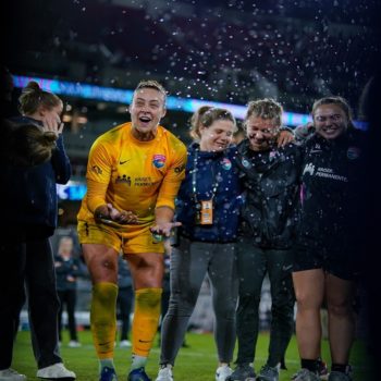 San Diego Wave FC winning a game