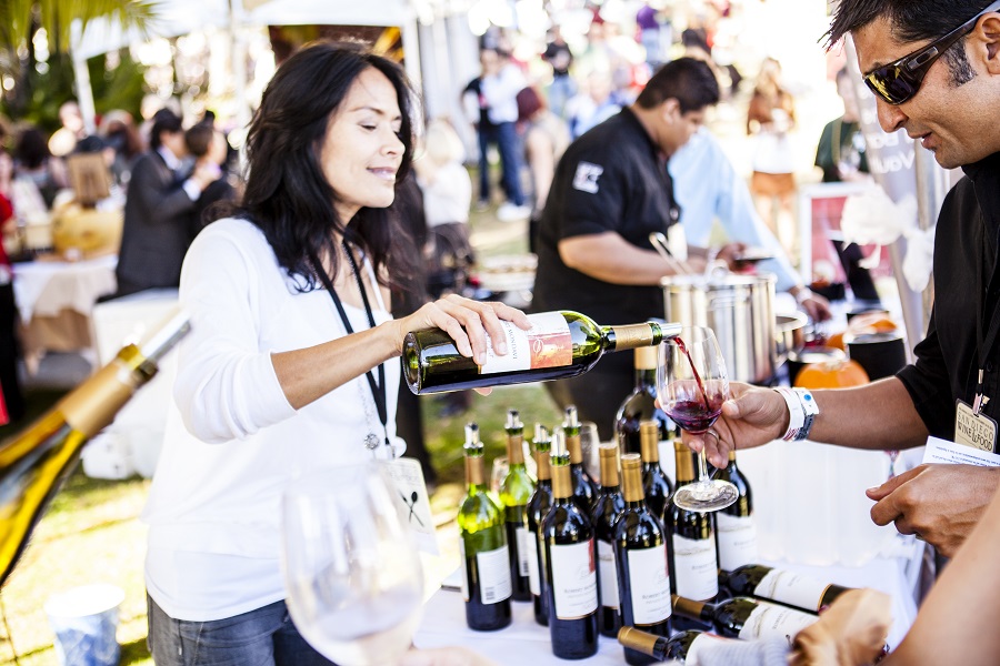 the grand tasting and the San Diego Bay Wine & Food Festival