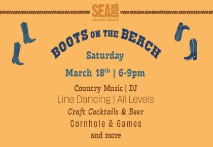 SEA180° Coastal Tavern Will Host First Ever Boots On The Beach Party