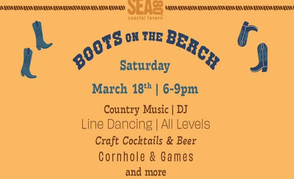 SEA180° Coastal Tavern Will Host First Ever Boots On The Beach Party