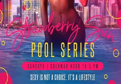 Strawberry Sun Pool Party At The Solamar Hotel Rooftop