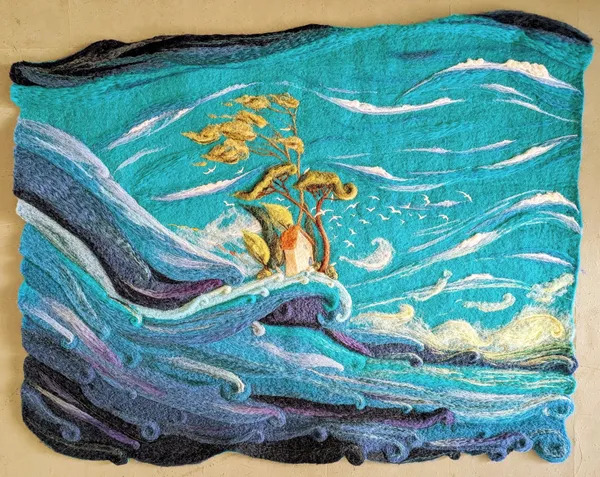 Sophie Ancel Voyages Feutrés Wool Art