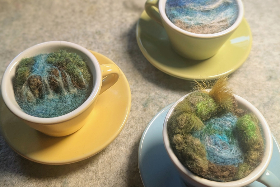 Sophie Ancel Voyages Feutrés Wool Art