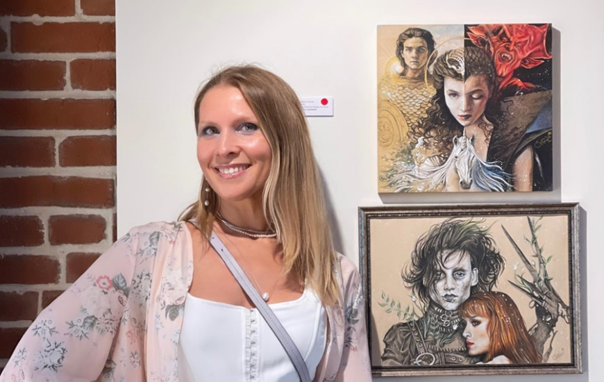Evgeniya Golik art exhibition at Sparks Gallery