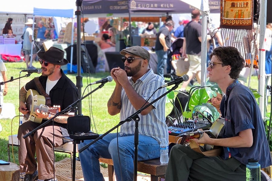 Local musician performing at San Diego Made Summer Market