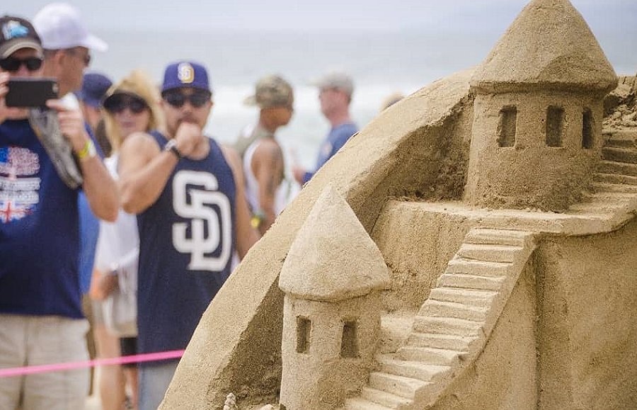 Witness San Diego Sculptors Battle It Out At The 2022 Sun & Sea Festival Sandcastle Competition