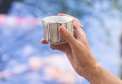 Kurinuki Cup at Art After Hours Ceramic Workshop