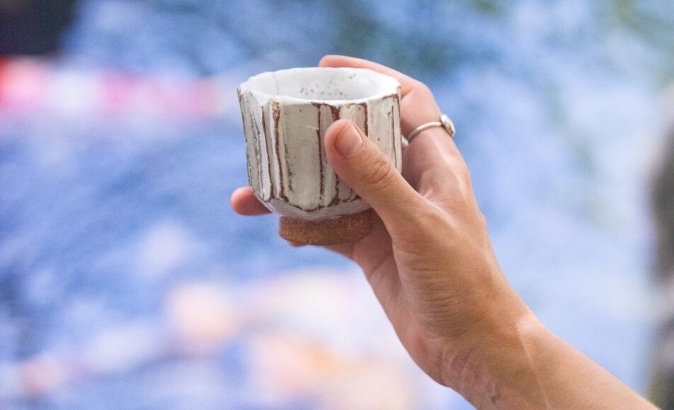 Kurinuki Cup at Art After Hours Ceramic Workshop