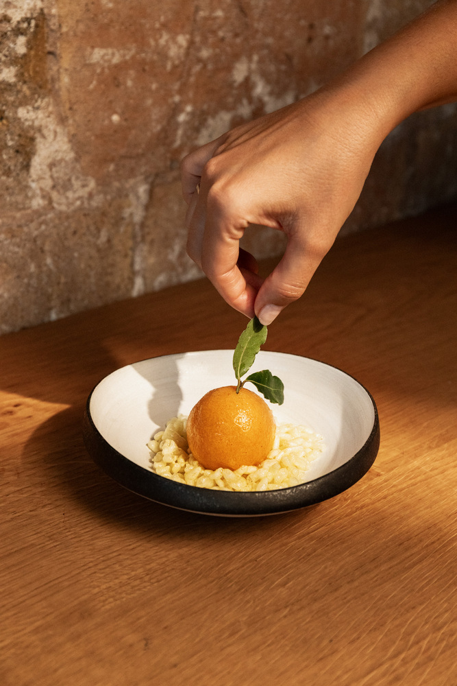 Telefèric Barcelona Orange Mochi Sweet Dessert