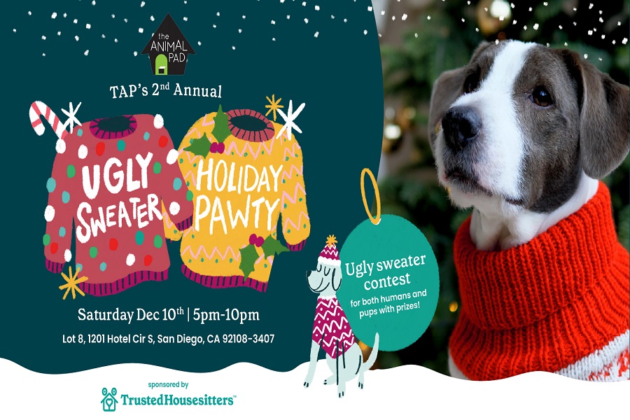 Prep The Pups As The Animal Pad Brings Back Annual Ugly Sweater Holiday Pawty
