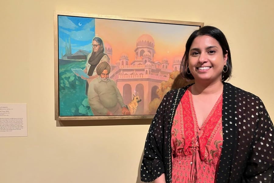 Rupinder Kaloti The Gathering exhibition at Oceanside Museum of Art