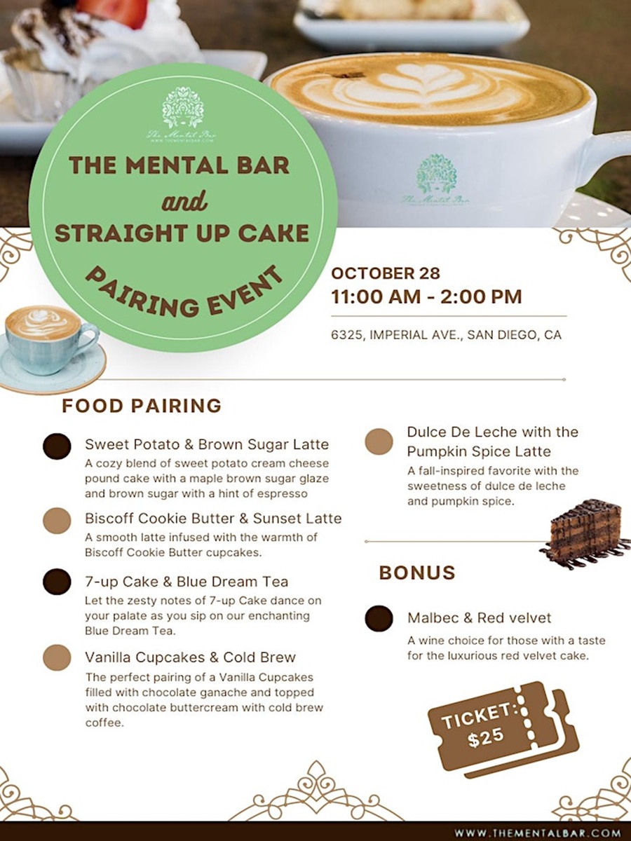The Mental Bar Cake Pairing Event