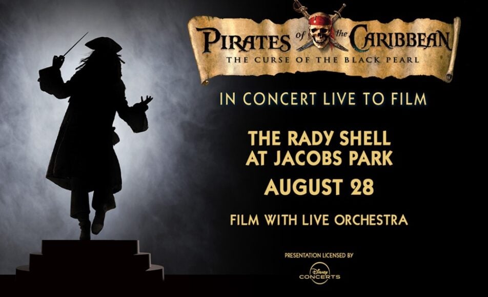 San Diego Symphony performing Pirates of the Caribbean in Concert