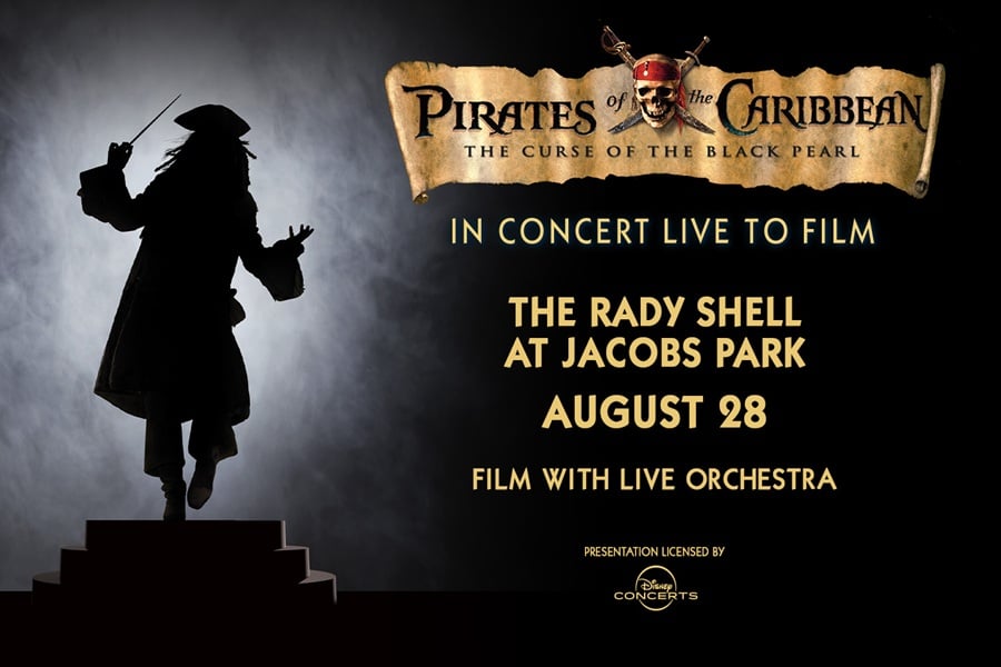 San Diego Symphony performing Pirates of the Caribbean in Concert