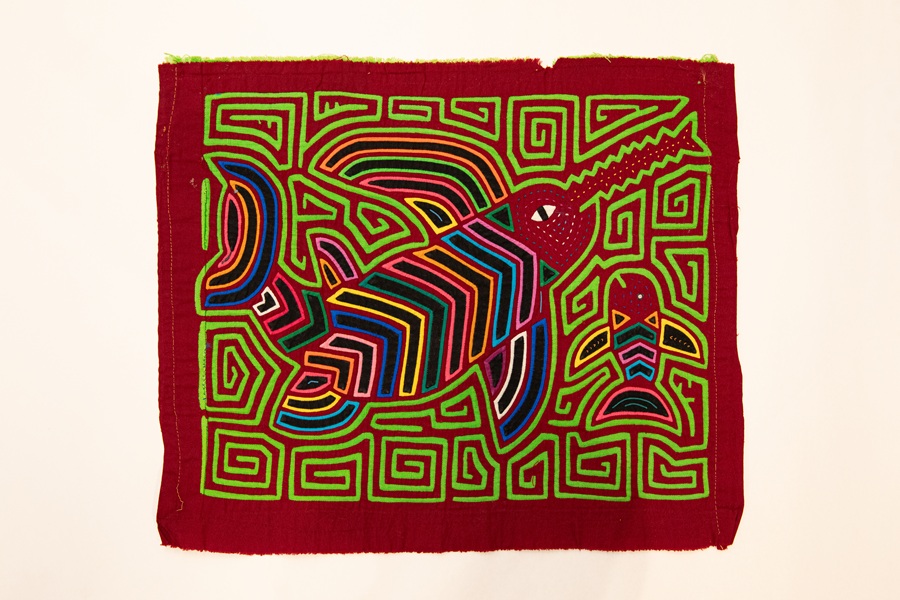 Blouse Panel (Mola) at Mingei International Museum Exhibition