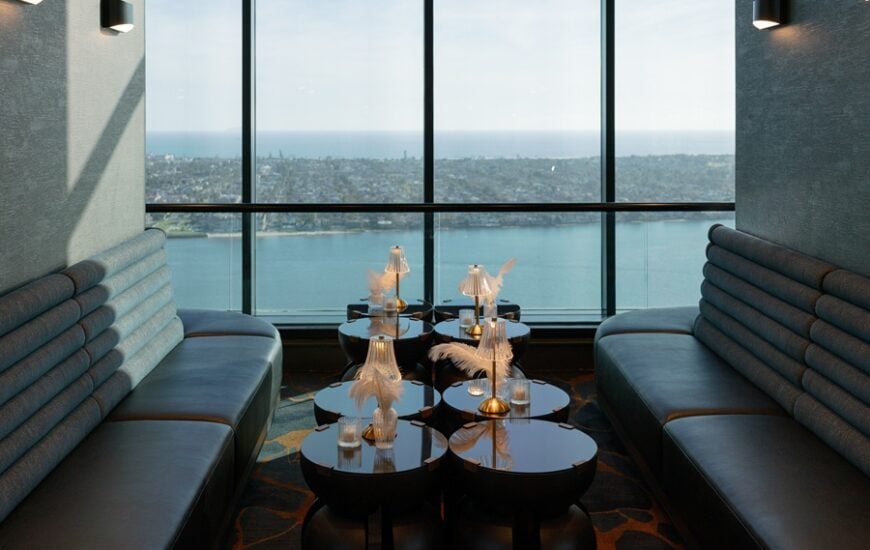 The reimagined Top of the Hyatt 40 floors above downtown San Diego at Manchester Grand Hyatt