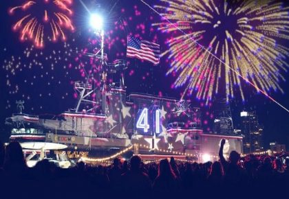 4th of July Fireworks Viewing Party At USS Midway Museum
