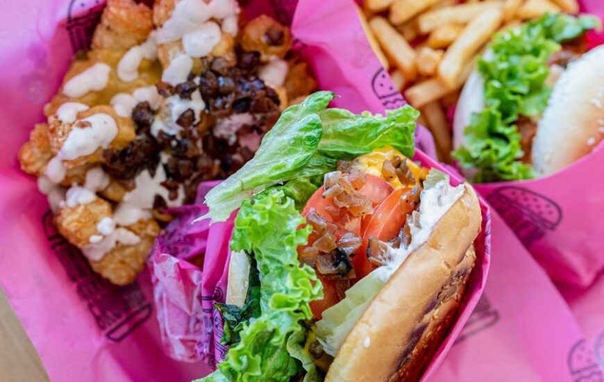 Tacotarian Plant-Based Burger, Underground Burgers