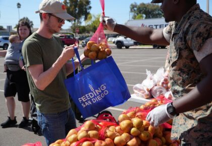 Uniting to Combat Hunger Food Drive