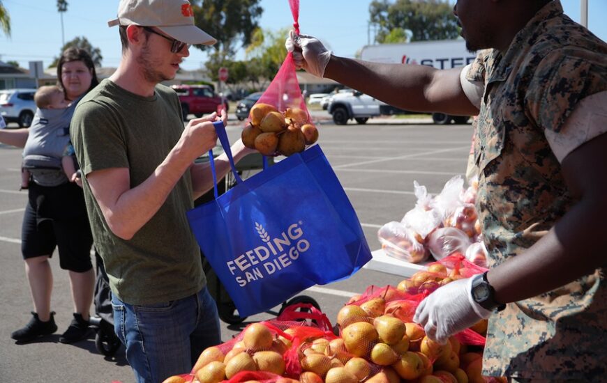 Uniting to Combat Hunger Food Drive
