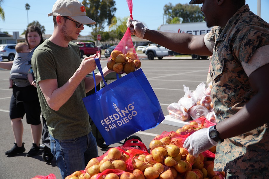 Uniting to Combat Hunger Food Drive