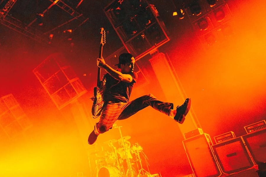 Vic Fuentes of Pierce The Veil