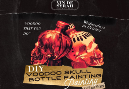 Vin De Syrah Gets Extra Spooky This Halloween With Voodoo Skull Painting Contest