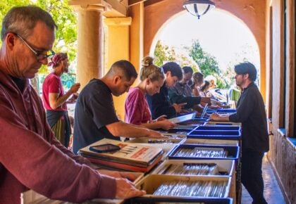 Shoppers scoring vinyl deals at Vinyl at the Market