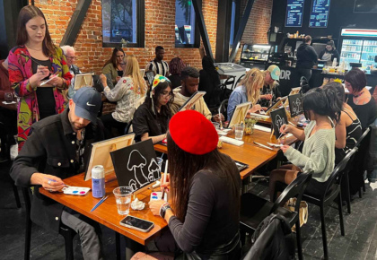 Paint & Sip Class at WNDR Museum