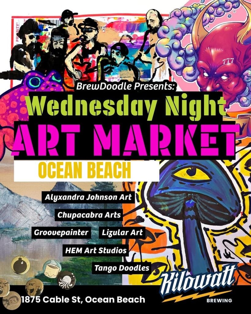 Kilowatt Brewing Wednesday Night Art Market
