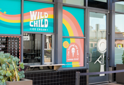 Wild Child Ice Cream window in Mission Hills