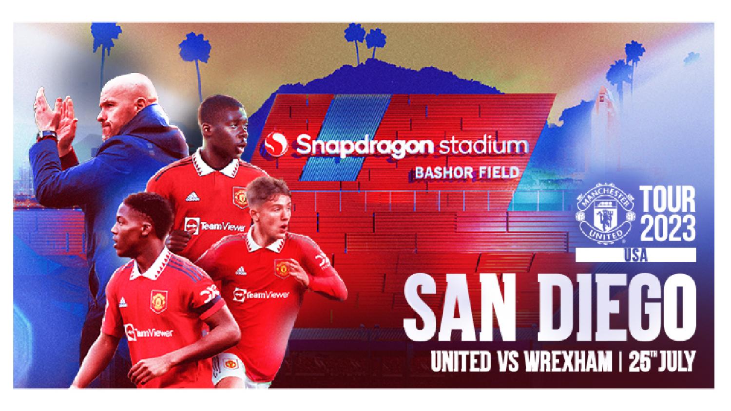 Wrexham to play Manchester United in preseason friendly in San Diego