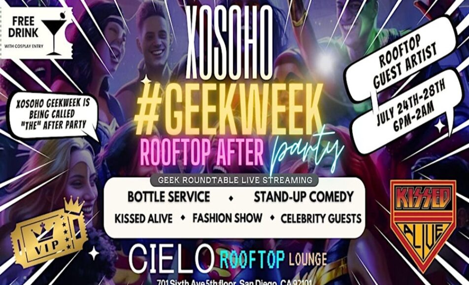 XOSOHO GeekWeek Rooftop Party