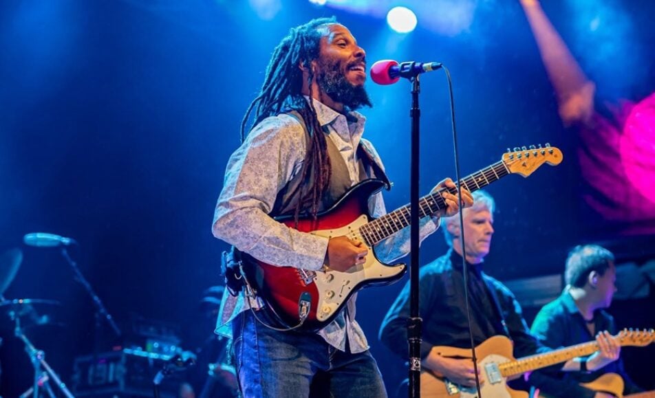 Ziggy Marley performing live on the Brightside Tour 2026 in San Diego