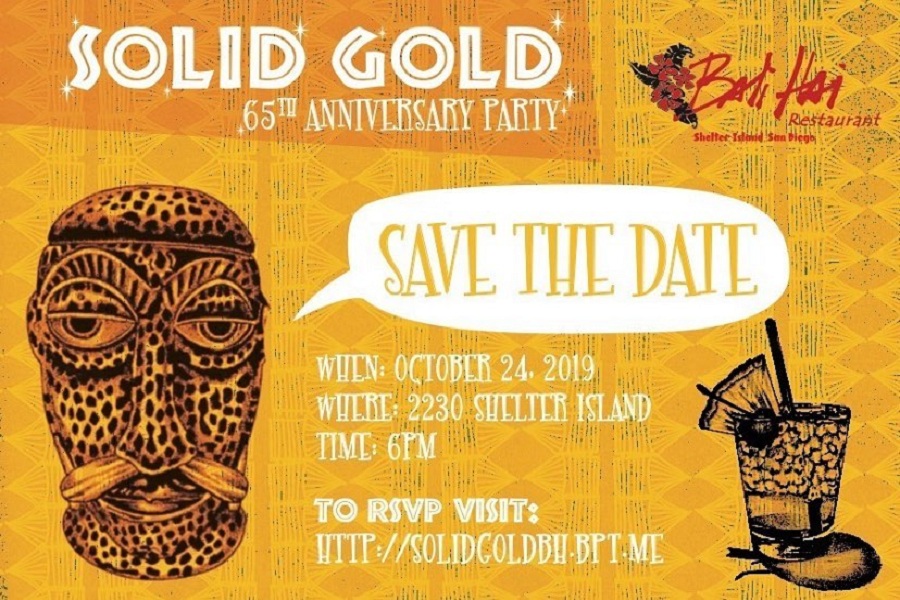 Bali Hai Restaurant Celebrates Solid Gold 65th Anniversary