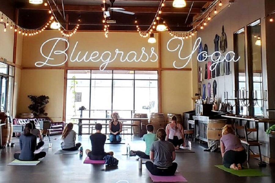 Let's Stretch The Stress Away With Bluegrass Yoga At Societe Brewing